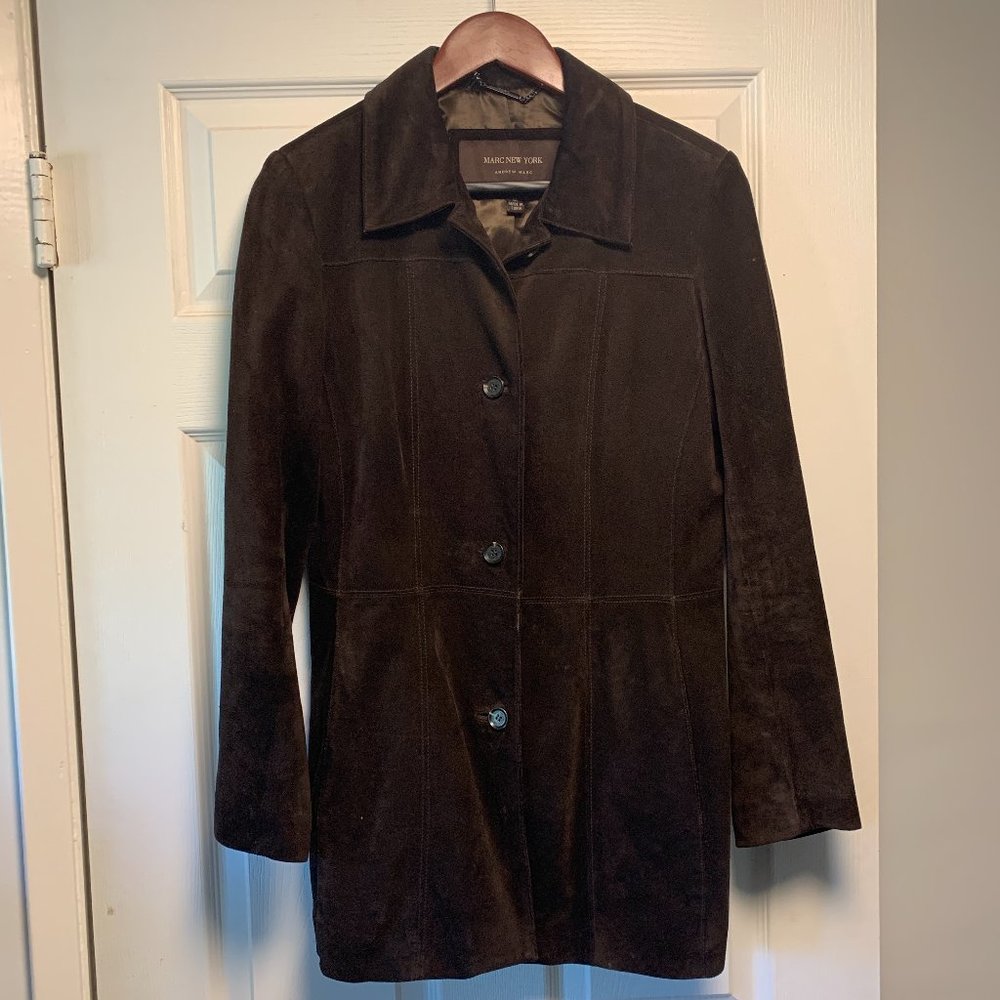 Brown Leather Coat